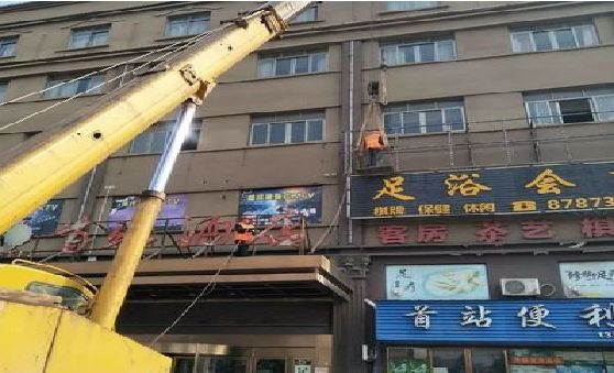 修水安装较高的门店招牌有什么好的方法？